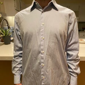 Classic light blue dress shirt